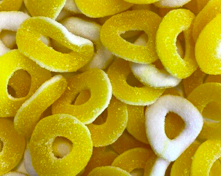 Anneaux citron 100 Gr