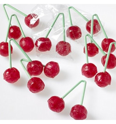 Sucettes cerises jumelles Veggie (L'unité)
